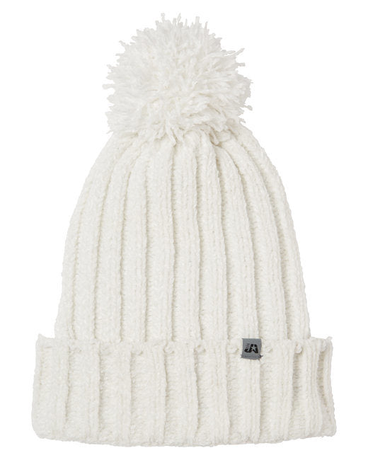 J America 5008JA Cushy Knit Hat Doba OS IVORY
